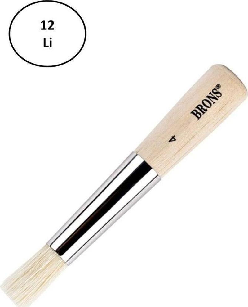 Brons Br-662 115 Serisi No:4 Tampon Fırça 12'Li