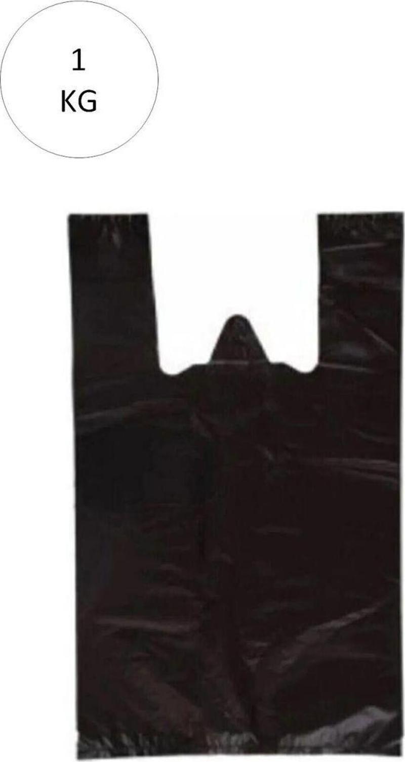 Siyah Atlet Poşet Mini Boy 20X34 Cm Takriben 235 Adet 1 Kg