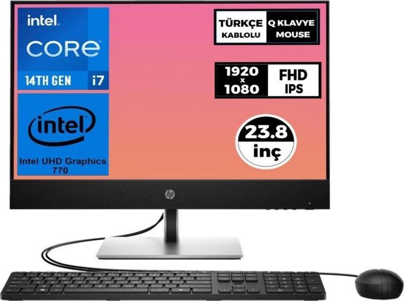 ProOne 440 G9 i7-14700T 16GB 1TB SSD 23.8" FHD Freedos All In One Bilgisayar 9H6X8ET 3