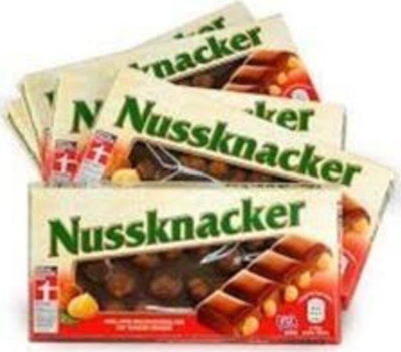 Choceur Nussknacker Tüm Fındıklı Alman Çikolatası 100 Gr 5'Li