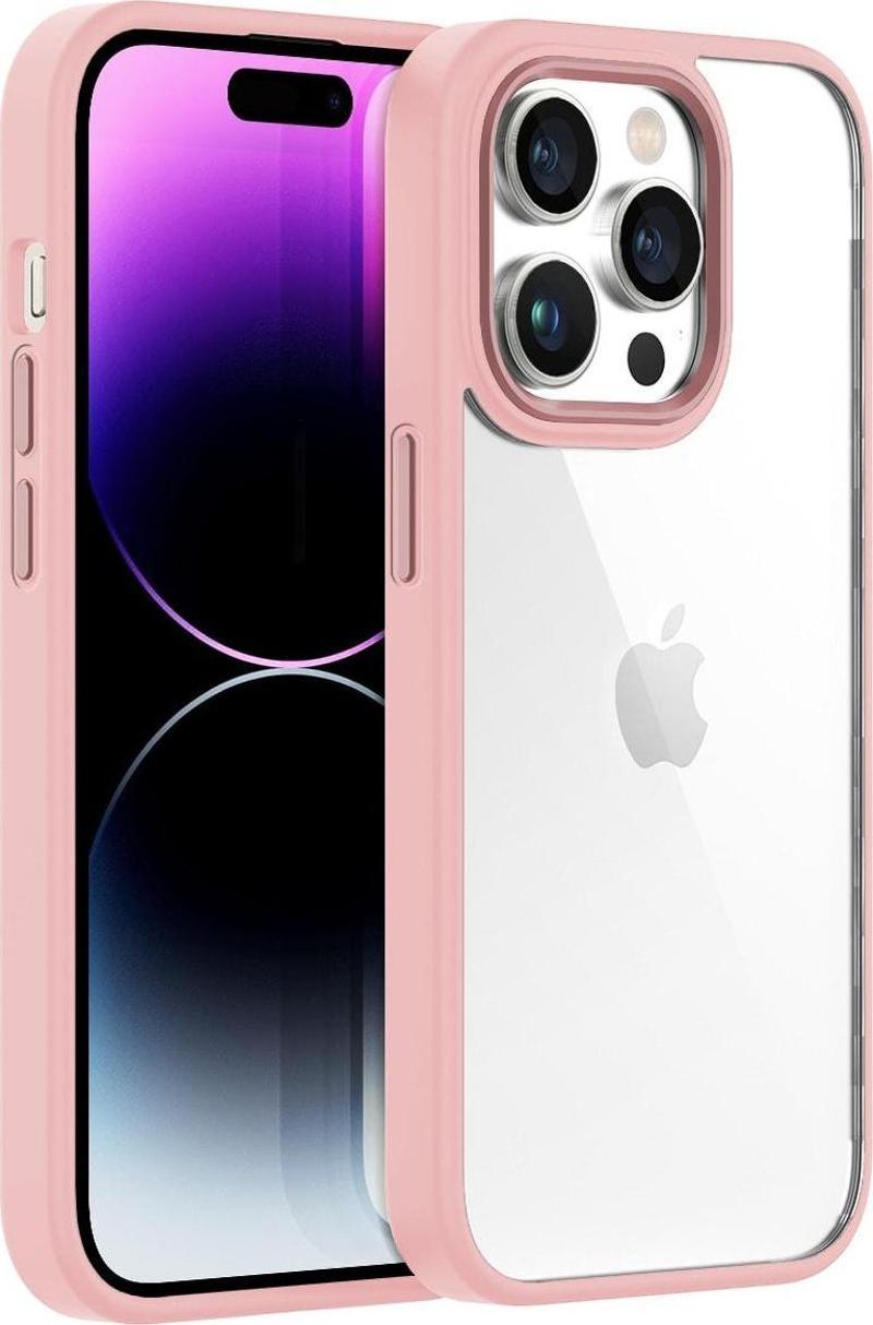 Iphone 14 Pro Max New Air Bumper Kılıf Pink