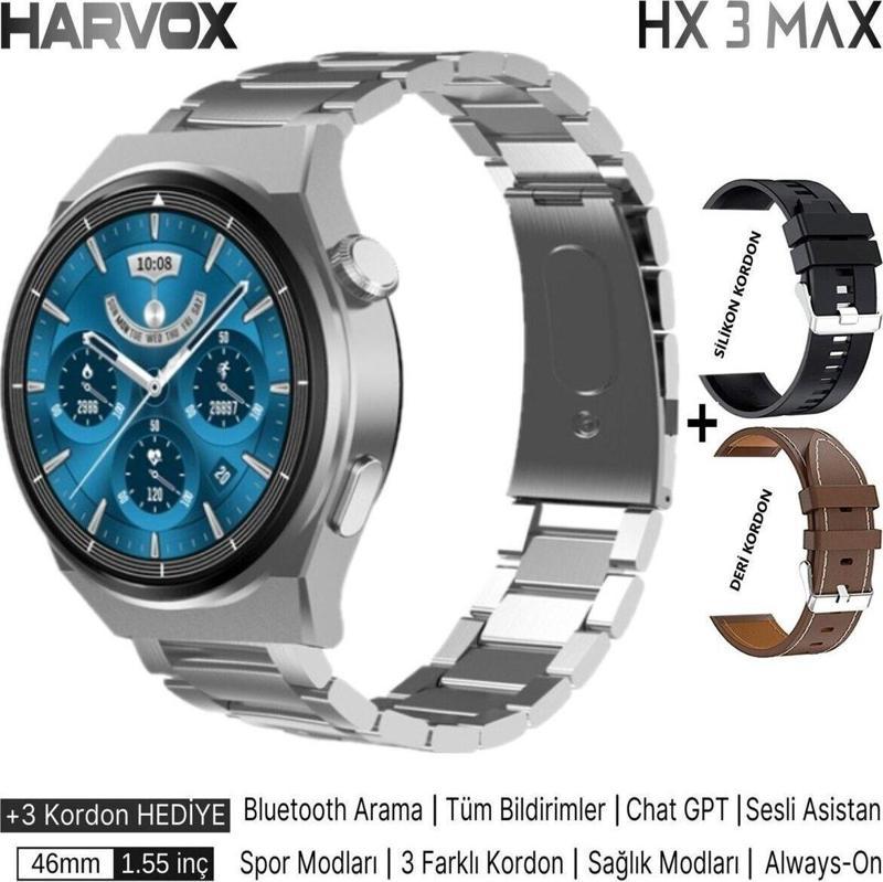 Harvox Hx-3 Max 46Mm 3 Kordonlu (2025 Yeni Model)