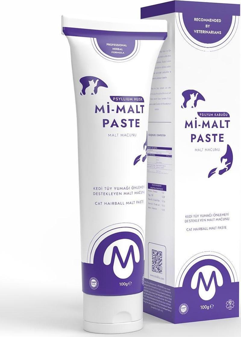 Mi-Malt Paste Tüy Yumağı Önleyici Kedi Macunu 100 GR