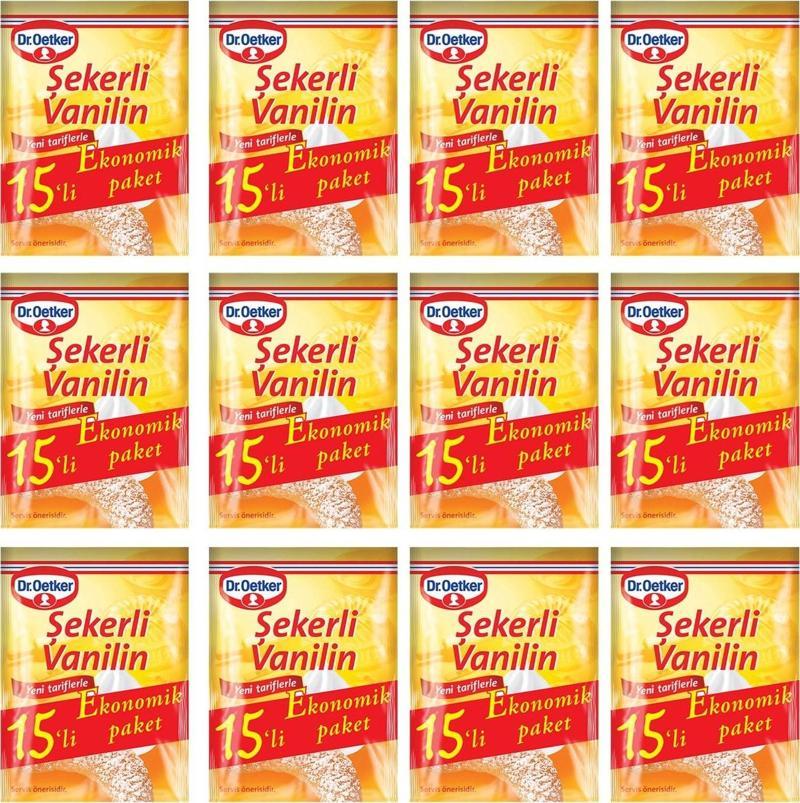 Şekerli Vanilin 15'li 75 gr x 12 Paket