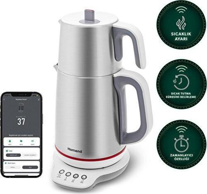 Smart Royaltea 1790H Konusan Cay Makınesı Wı-Fı Beyaz