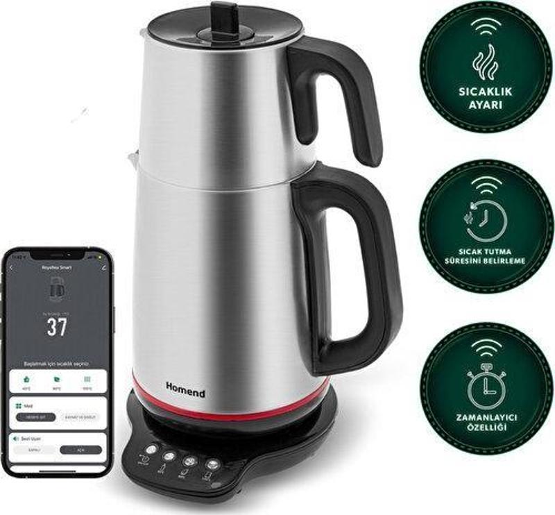 Smart Royaltea 1791H Konusan Cay Makınesı Wı-Fı Sıyah