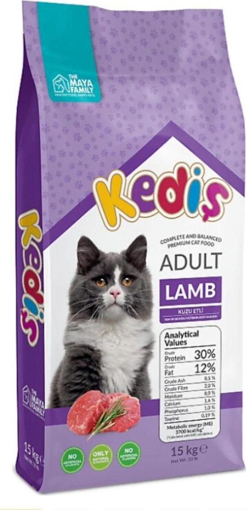 Kuzu Etli Yetişkin Kedi Maması 15 kg