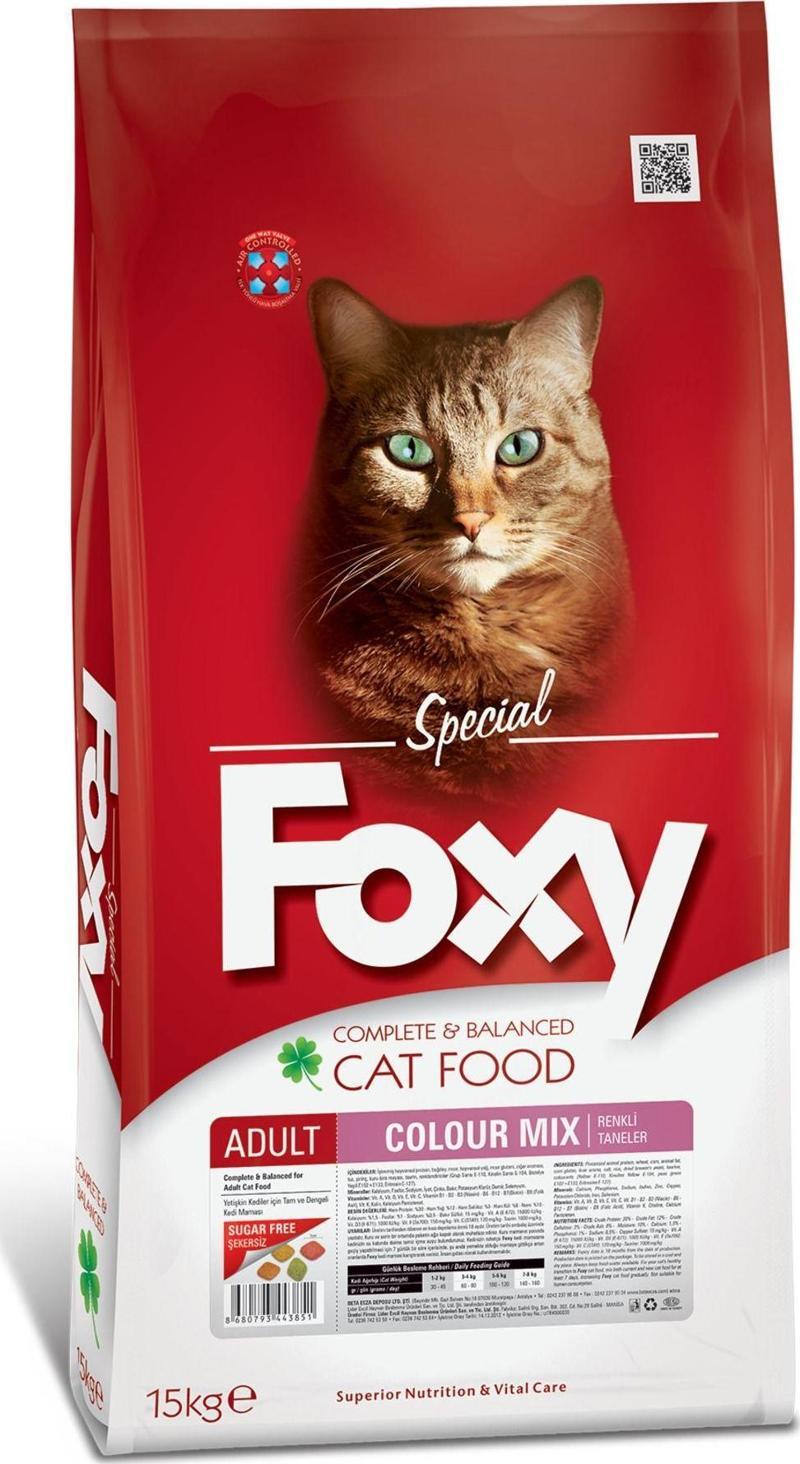 Colour Mix Yetişkin Kedi Maması 15Kg