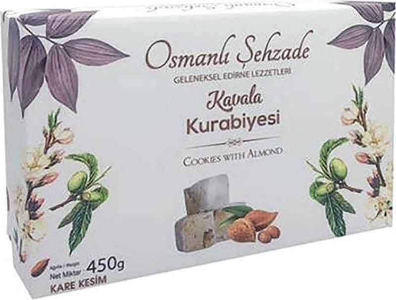 Kavala Kurabiyesi 450 Gr Kare Kesim Osmanlı Şehzade