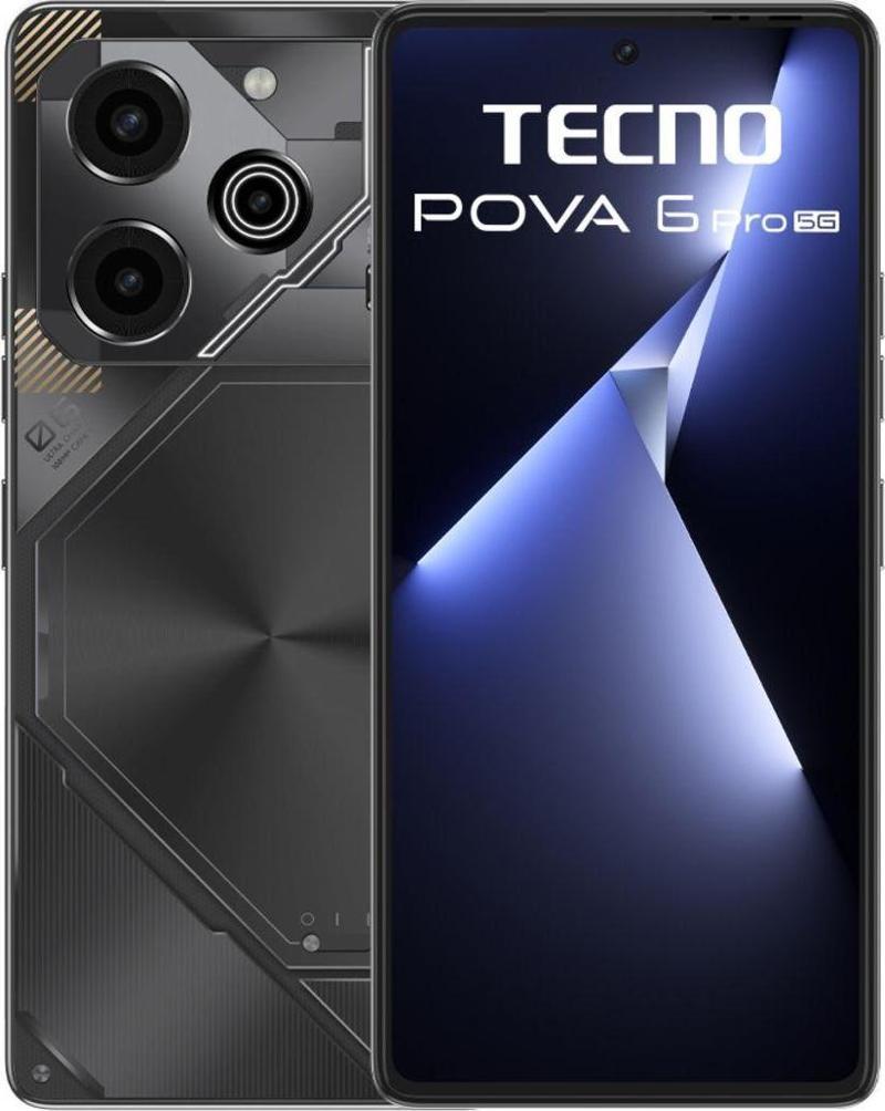 Pova 6 Pro 5G 256 Gb / 12 Gb Ram Gri (Tecno Türkiye Garantili)