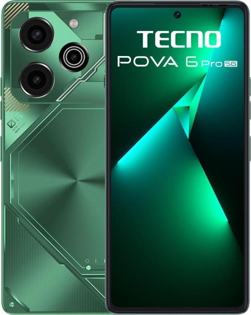 Pova 6 Pro 5G 256 Gb / 12 Gb Ram Yeşil (Tecno Türkiye Garantili)