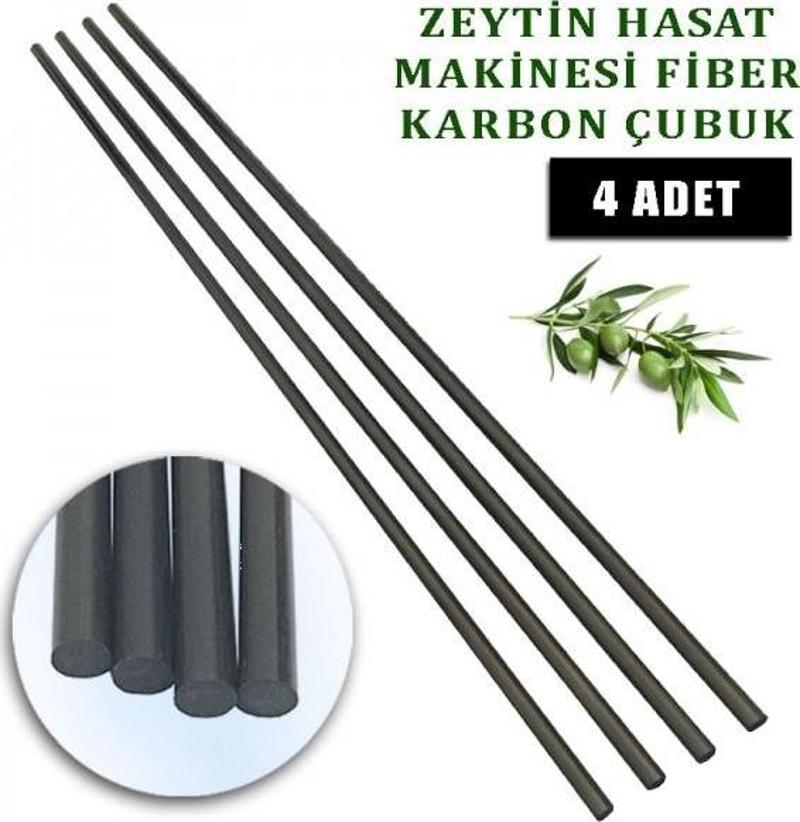 Zeytin Hasat Makinesı Karbon Fiber Çubuk  5 mm Düz 4 Adet