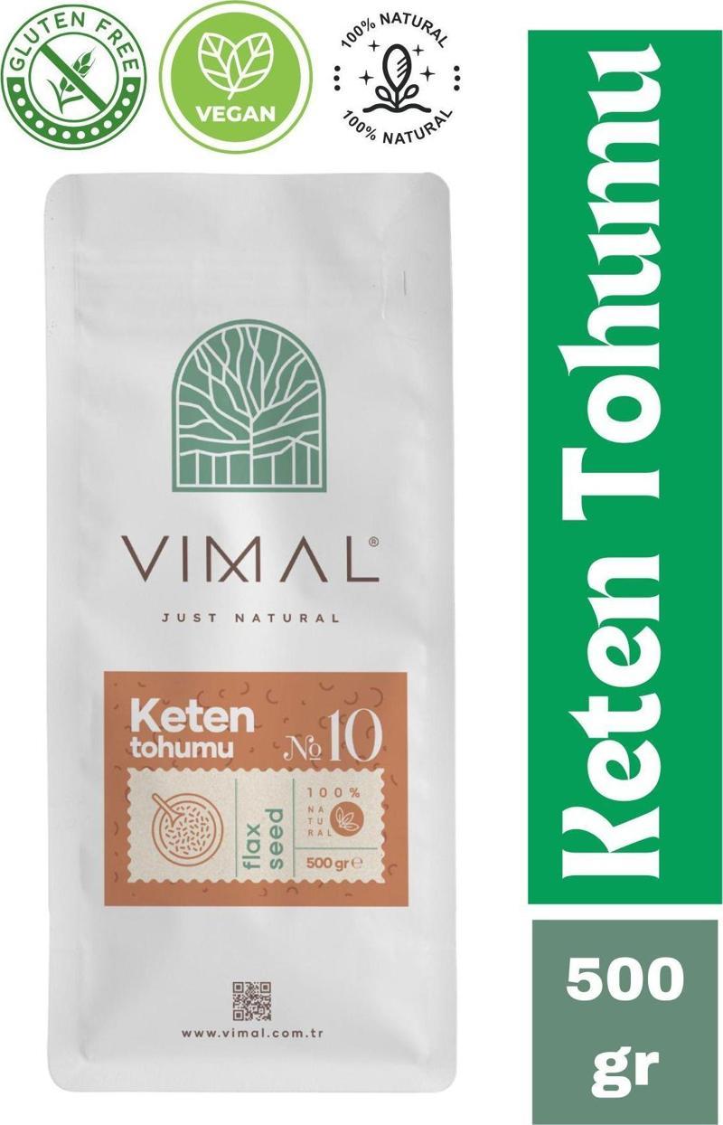 Keten Tohumu 500 Gr Flax Seed Kilitli Paket