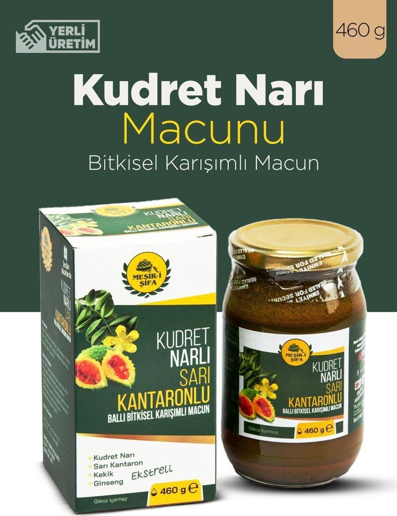 Kudret Narlı Sarı Kantaronlu Bitkisel Macun 460 G