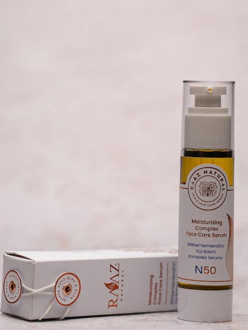 N50 Bitkisel Nemlendirici Yüz Bakım Kompleks Serumu Moisturizing Complex Face Care Serum 50 Ml