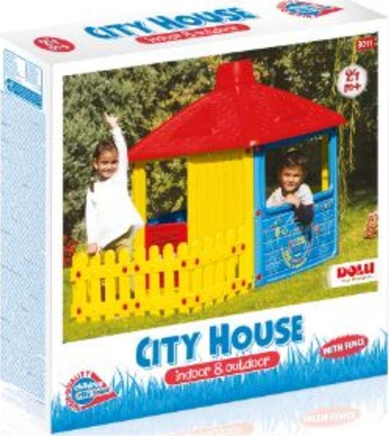 Dolu 3011 Şehir Evi Çitli Park Bahçe Oyuncakları