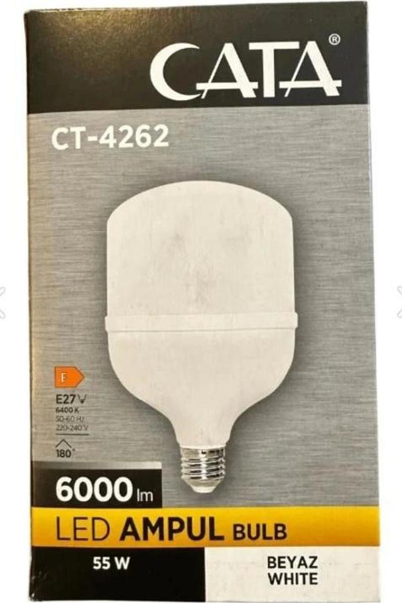 55W E-27 Torch Led Ampul Bulb 6500K Beyaz Işık