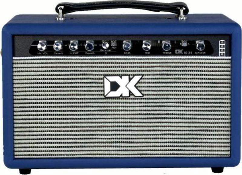 Dk İe-35 Watt Akustik Gitar Çanta Ampli Bluetooth 2 Hoparlörlü 3 Band Eq Ve Reverbli