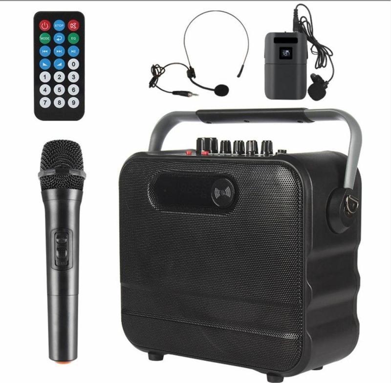 Pa-060-2Eyh 100W Şarjlı Mevlüt Amfisi+Headset+Telsiz Uzaktan Kumandalı