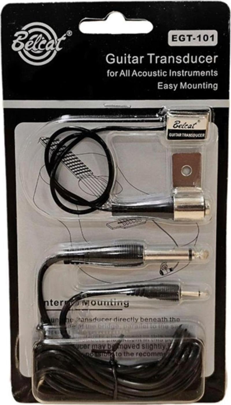 Egt-101 Tekli Kristal Yapıştırma Piezo Mikrofon Her Enstrümana Uyumludur