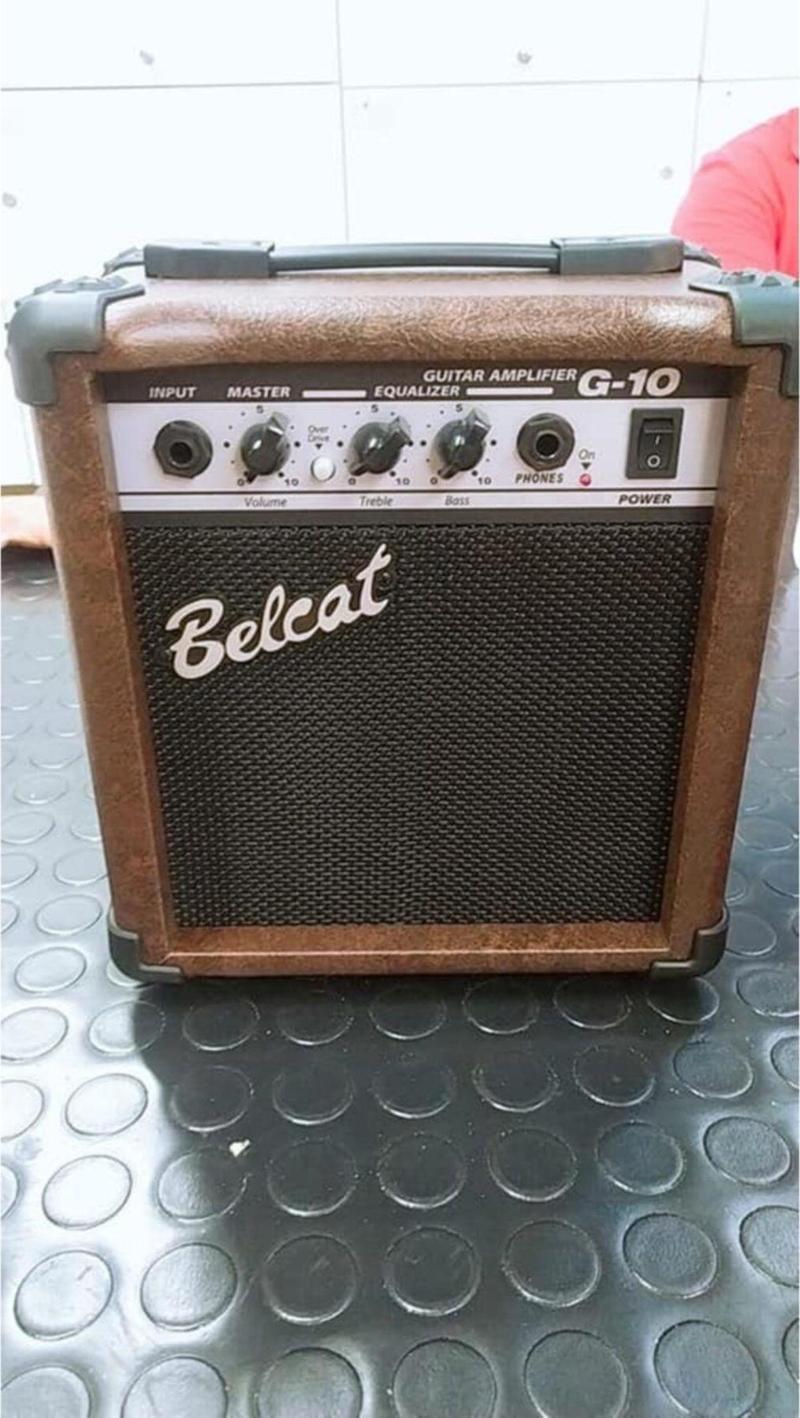 G-10 Model 10 Wat Elektrikli Gitar-Saz Amfisi-Kahve Renk