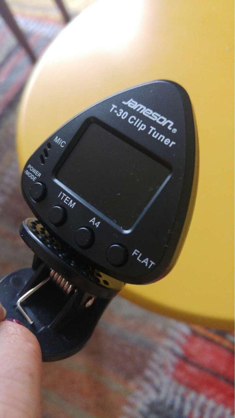 T-30 Model Mandallı Clips Dijital Akort Aleti-Tüm Esntrümanlara Uyumlu