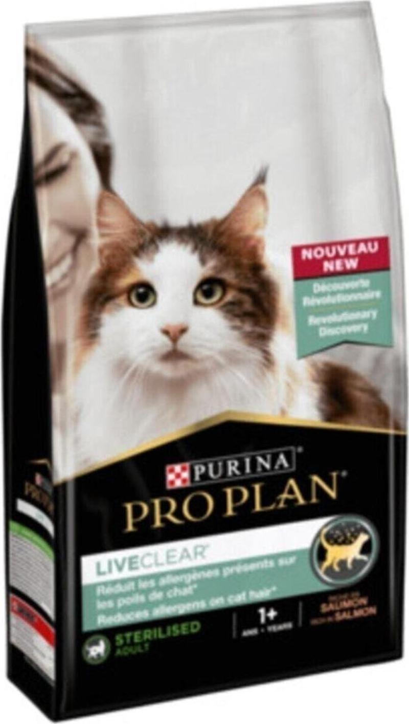 Live Clear Sterilised Somonlu Kısırlaştırılmış Kedi Maması 1,4 Kg