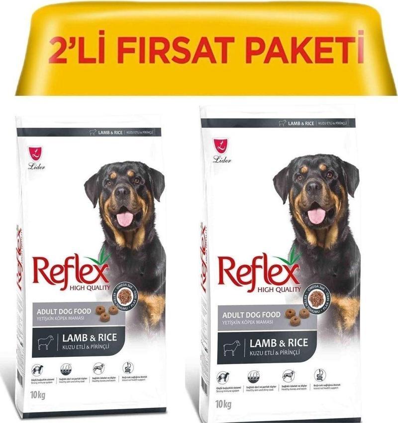 Kuzu Etli & Pirinçli Yetişkin Köpek Maması 10Kg