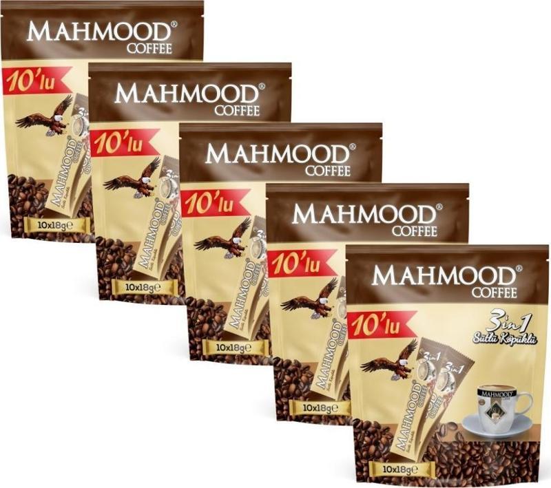 3'ü 1 Arada Sütlü Köpüklü Kahve 18 gr X 10 Adet X 5'li Paket