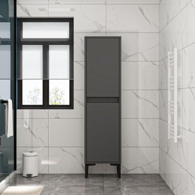 Design Romay Çok Amaçlı Dolap 2 Kapaklı 5 Bölmeli