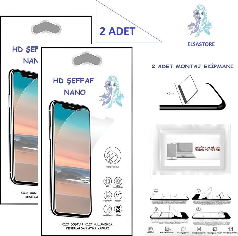 Omix X6 Nano Ekran Koruyucu 2 Adet Ultra İNCE Esnek Hd Şeffaf