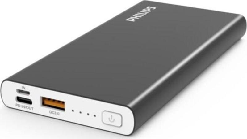 Phılıps Dlp6733 Koyu Gri Renk Pd 18W Qc3.0 Hızlı Şarj Özellikli 10.000 Mah Powerbank