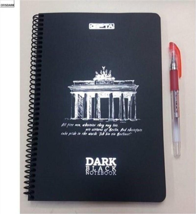 Dark Bkack Notebook Defter (Siyah Defter )