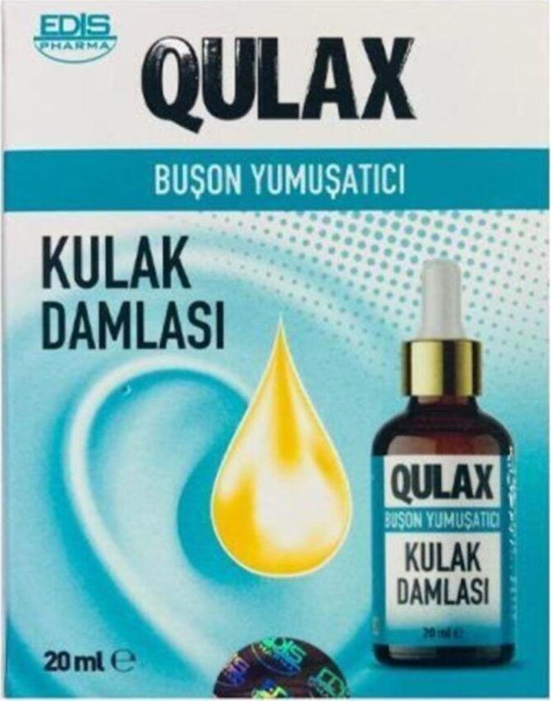Qulax Buşon Yumuşatıcı Kulak Damlası 20 Ml Ambalaj