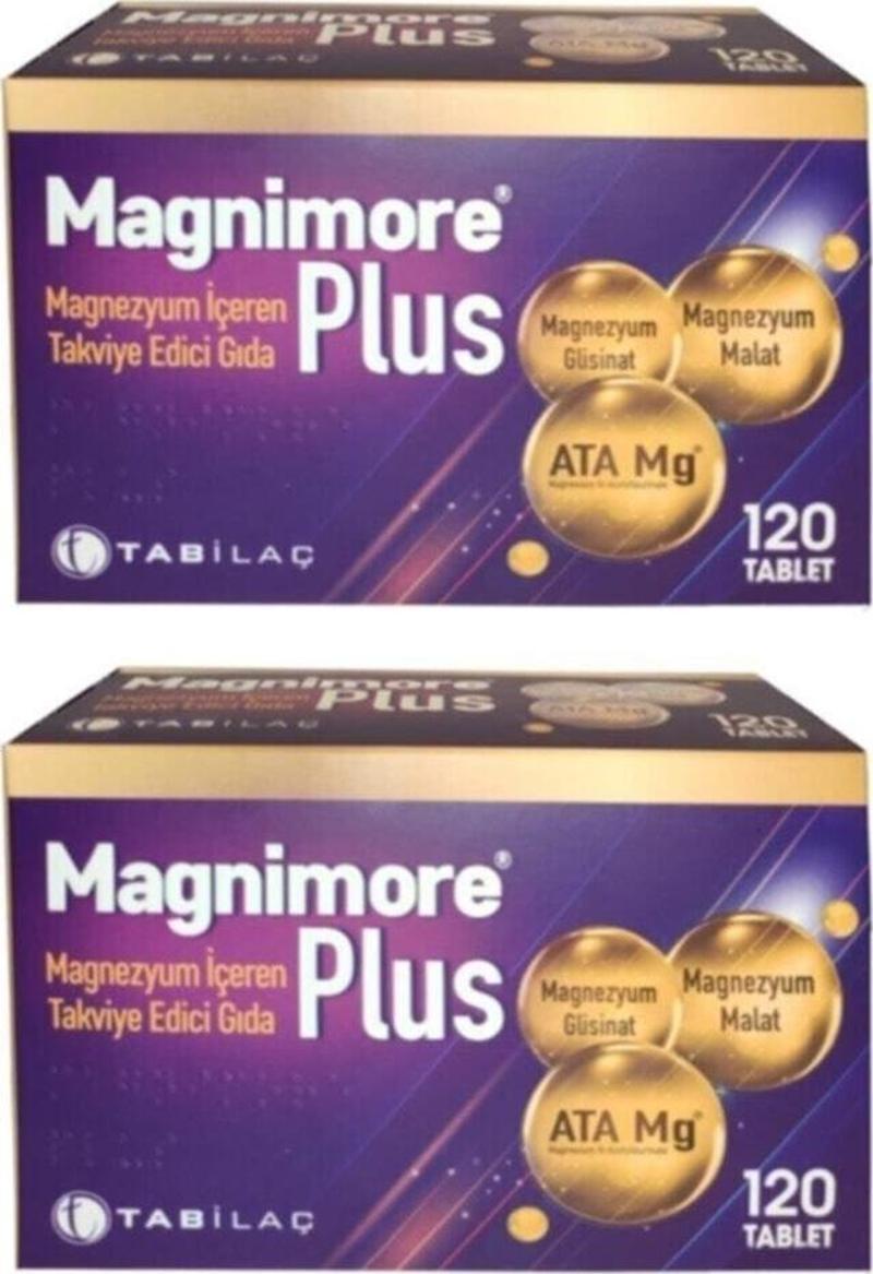 Magnimore Plus 120 Tablet 2 Adet