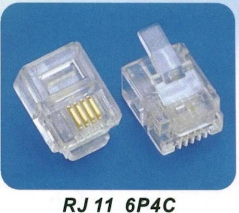 RJ11 TELEFON JAKI PLUG 6P 4C