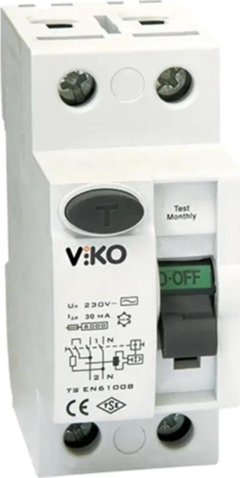 1X40A 30 mA KAÇAK AKIM ROLESİ
