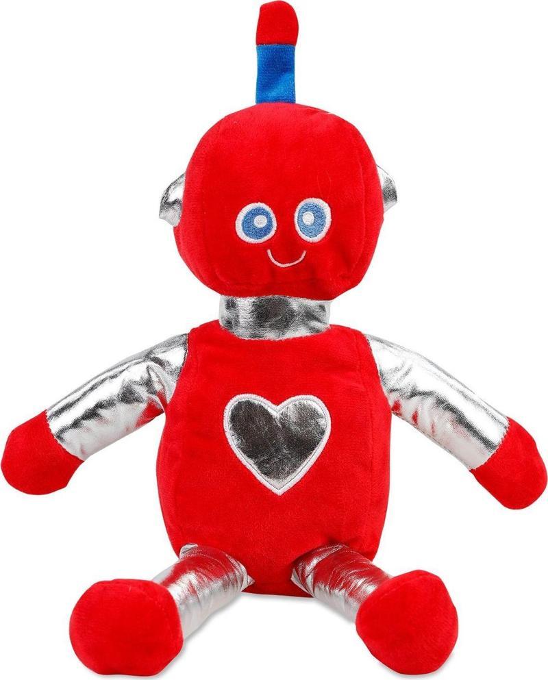 Peluş Sevimli Robotlar 35 Cm Renkli Soft Yumuşak Oyuncak Uyku Ve Oyun Arkadaşı