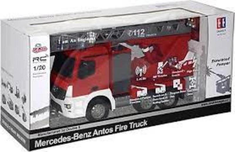 Vardem Mercedes-Benz Antos Fire Truck 1/20 Ölçek Su Atanitfaiye Aracı