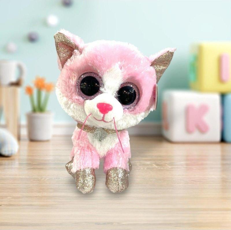 Fiona Cat Pink Pembe Kedi Peluş 25 Cm