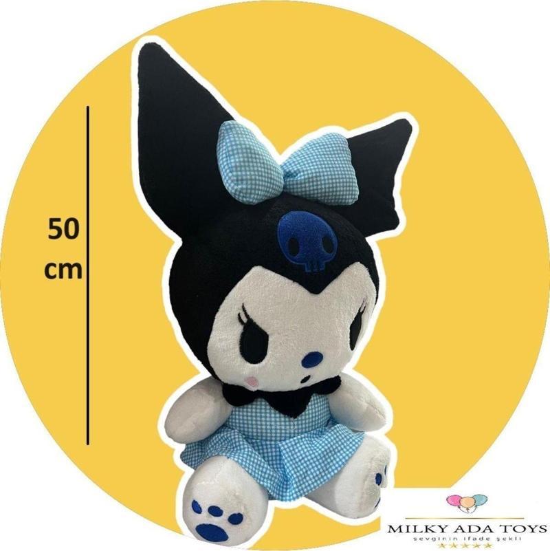 Kuromi Peluş 50 Cm Çok Renkli Kaliteli Kumaş Oyun Ve Uyku Arkadaşı