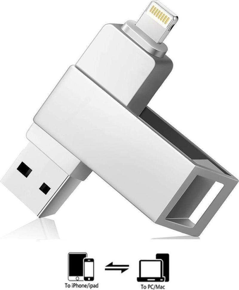 256 Gb Iphone Uyumlu Otg Flash Bellek Usb 2.0