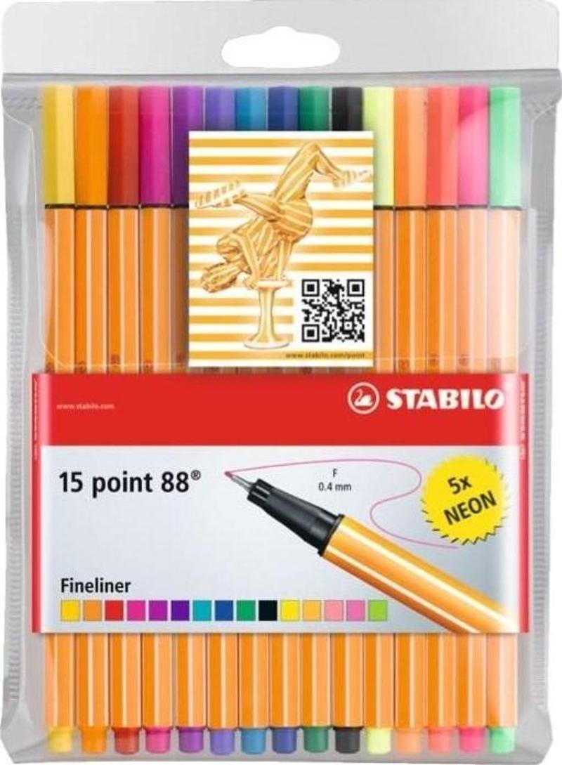 STABILO GLISS KALEM POINT 88 15 LI (10+5) 8815-1