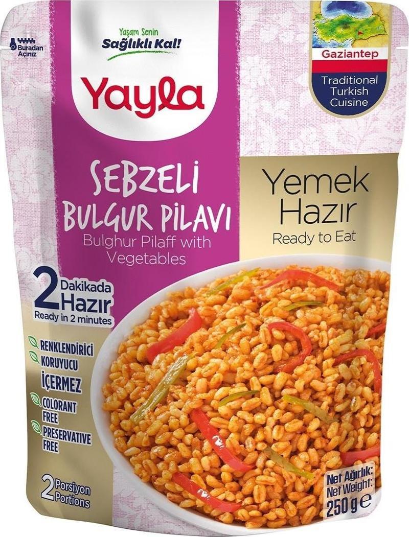 Yemek Hazır Sebzeli Bulgur Pilavı 250 gr