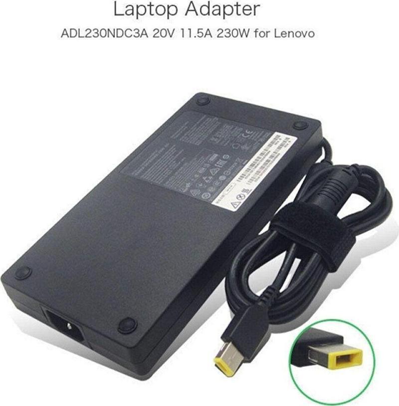 Lenovo 20V 11.5A 230W ADL230SDC3A, ADL230SCC3A ADL230NLC3A, 00HM626 Adaptör, şarj Aleti Cihazı