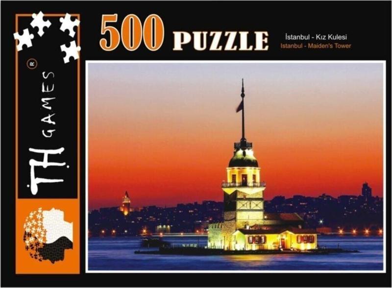 500 Parça Puzzle Istanbul Kız Kulesi 48Cmx68Cm