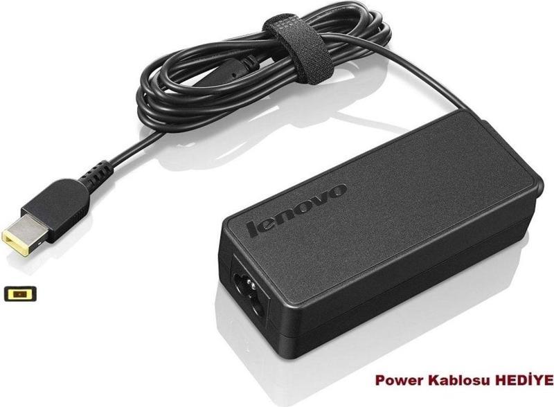 Orijinal Lenovo  20v 4.5a 90w USB Kare Uç Adaptör Şarj Aleti