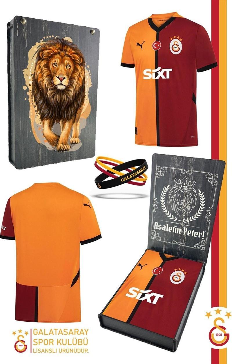 Orijinal Lisanslı 24/25 Parçalı Forma Spor Bileklik Set Aslan Baskılı Hediyelik Kutulu