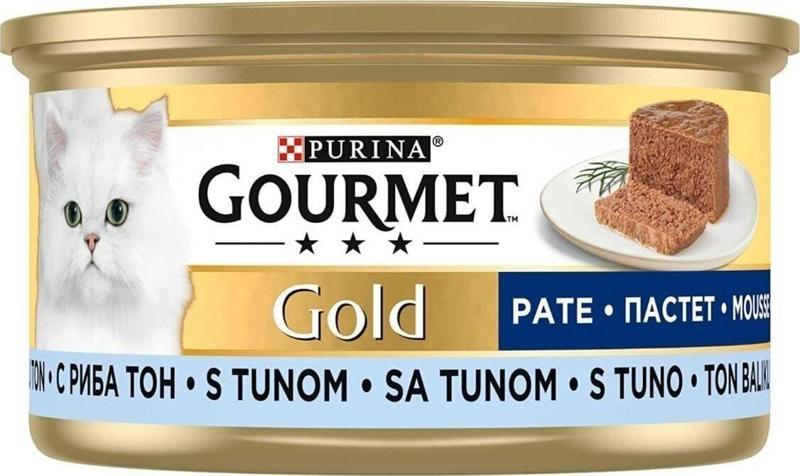 Gold® Kıyılmış Ton Balıklı Yaş Kedi Maması 85 Gr 12 Adet (Purina)