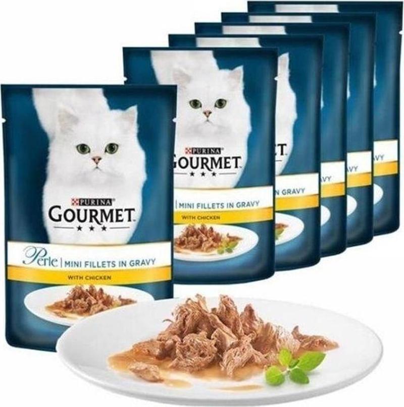 Purına Gourmet Perle Izgara Tavuk Yaş Kedi Maması 85 Gr